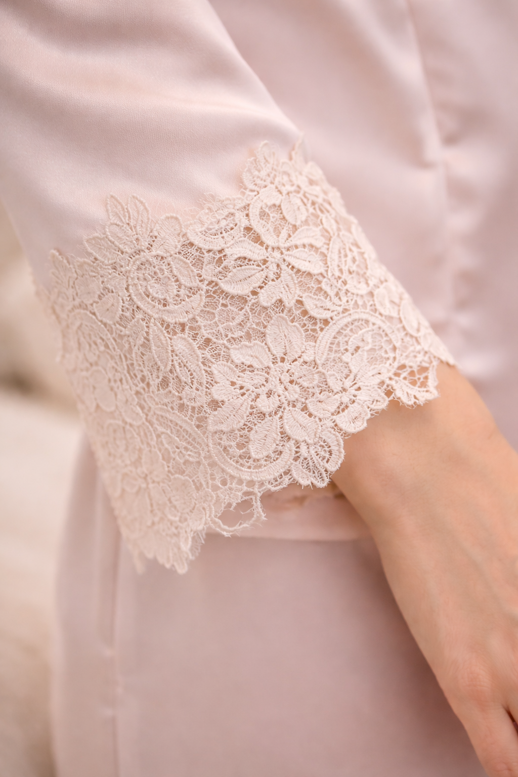 Élégance Satin Rosa - Pyjama Set